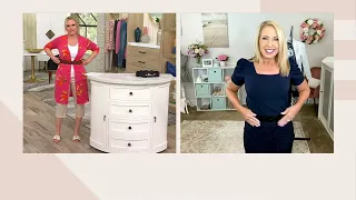Susan Graver Criss-Cross Faux Leather Belt on QVC