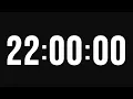 22 Hour Count Up Timer