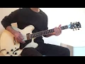 GUNS N ROSES MR. BROWNSTONE IZZY STRADLIN GUITAR COVER - Gibson es 335 white