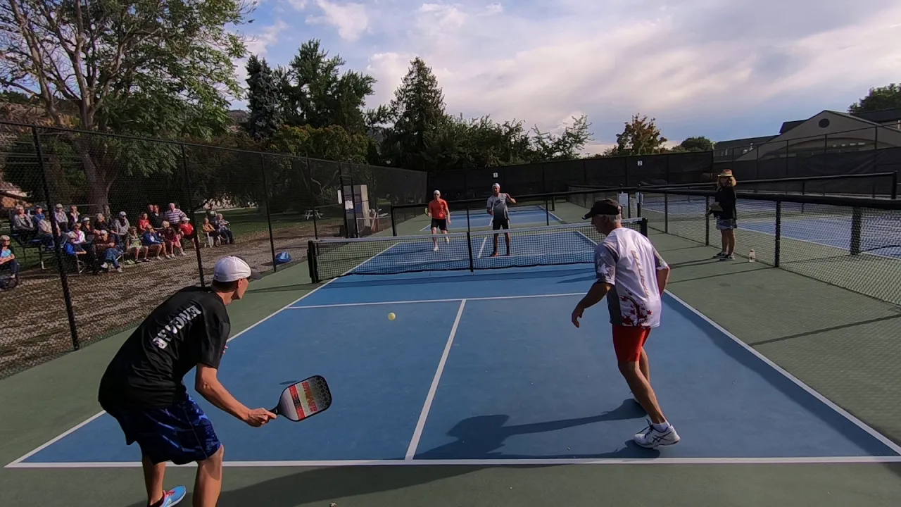 Pickleball Games with Pro - Tyson McGuffin/Greg Machtaler vs. Paul Couch/Gord Young
