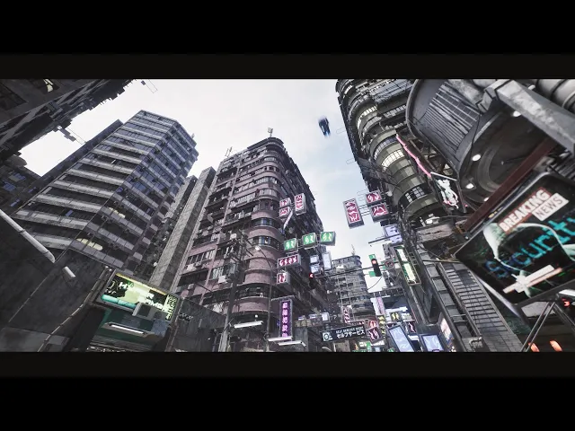 Ingame Futuristic scene Unreal Engine 5.2 RTXON