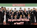 NCT QUIZ THAT ONLY REAL NCTZEN CAN PERFECT BODY IDENTIFICATION KPOP GAME