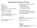Overriding Overloading in PHP