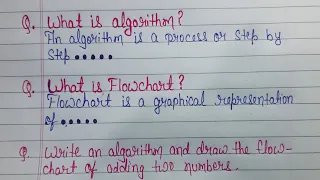 What is Algorithm and Flowchart in Hindi Examples Symbols Concept C Language Tutorial in Hindi