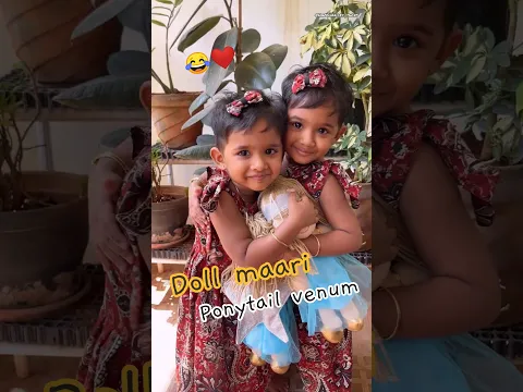 Doll maari ponytail venum😂❤️