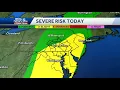 Severe weather map graphics for central Pennsylvania