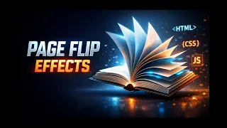 Amazing Page Flip Effects Using HTML CSS JavaScript CodePen Examples
