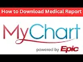 The New MyChart - How To Download Medical Report Emergency Hospital Canada