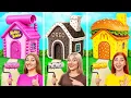 Download Lagu One Colored House Sweets vs Chocolate vs Fast Food | Funny Moments by Super Hyper DO