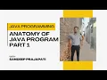 Anatomy of Java Program - Part 1
