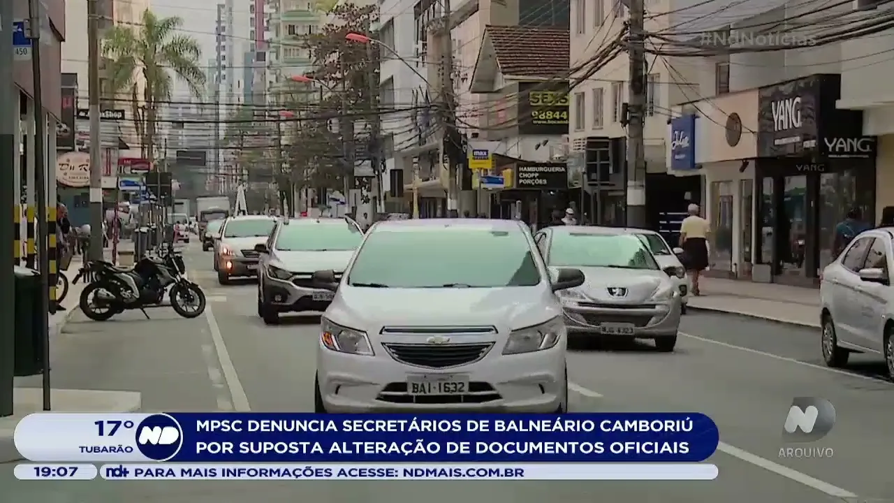 MPSC denuncia secretários de Balneário Camboriú por falsificação de documentos