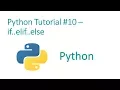 Python Programming Tutorial - if else statement