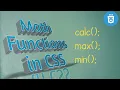 How to Calculate value in CSS Math functions in CSS