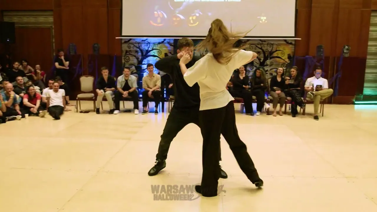 Thibaut Ramirez & Virginie Grondin - 3rd place Champions Jack&Jill - Warsaw Halloween Swing 2025
