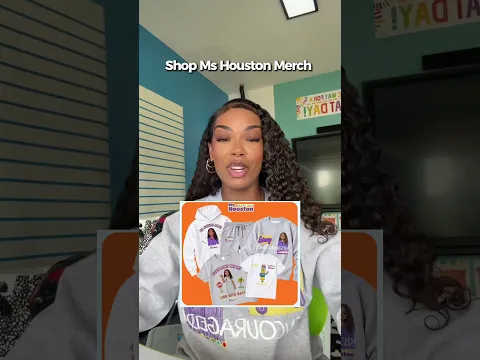 Get your Ms Houston clothing & bookbag ! 💜