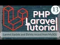 PHP Laravel Tutorial for Beginners 13 - Update and Delete record from MySQL in Laravel