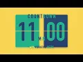 11 Minute Countdown Timer Flip Clock with Vibration Beeps