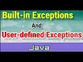 Built-in Exceptions And User-defined Exceptions in Java by Sujeet Singh