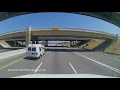 Texas DPS Trooper pulling over aggressive driver pulling in front of truck