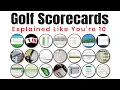 Golf Scorecards Explained Like You re 10