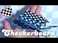 How to Start Make the Checkerboard Stitch Lanyard Boondoggle Scoubidou Gimp Crafts