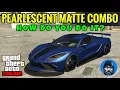 How To Do Pearlescent Matte Paint Combos - GTA Online