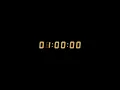 60 minutes of Iconic 24 TV Show Timer Clock NO UP
