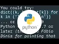 Extract subset of key-value pairs from dictionary