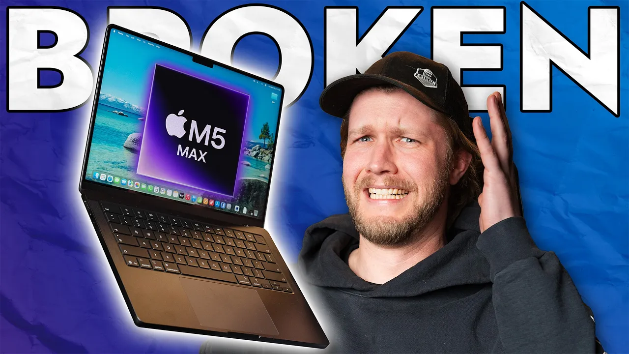 Apple's M5 Max has a HUGE Problem: video thumbnail