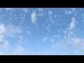 Rising Shiny Irridescent Soap Bubbles Floating Upward Into The Sky 4K Effects Background