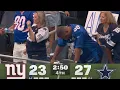 CRAZY OVERTIME FINISH New York Giants vs Dallas Cowboys 2025 Week 2