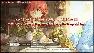Download [Vietsub + Lyrics] Kizuna ni nosete | Eyelis | Akagami no Shirayuki Hime Ending 1 MP3