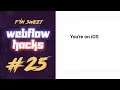 - Detect the user s mobile OS and run a function