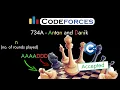 Codeforces 734A - Anton and Danik Detailed C Solution TheCoDeveloper