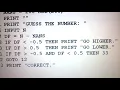 Apple II BASIC Program - Guess the Number