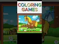 COLORING GAME HORSE DESIGN
