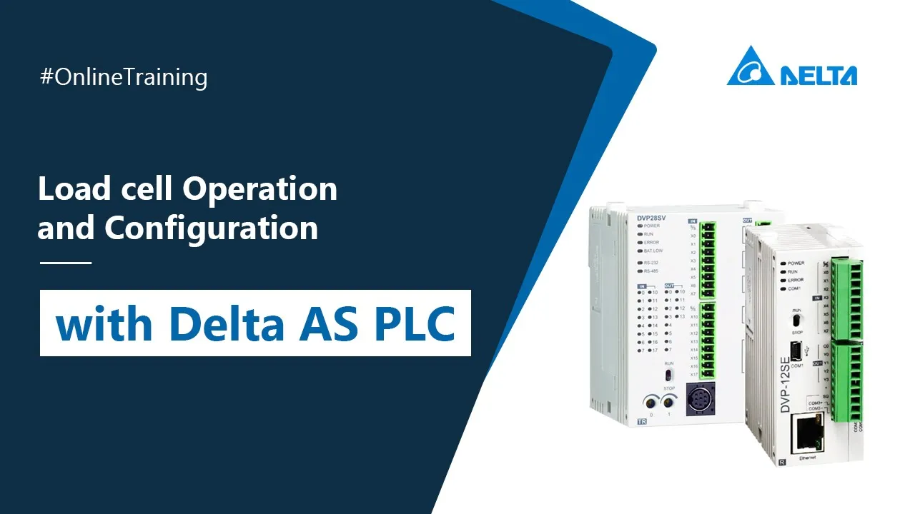 Load cell Operation and Configuration with Delta AS PLC
