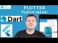 Flutter popup menu tutorial
