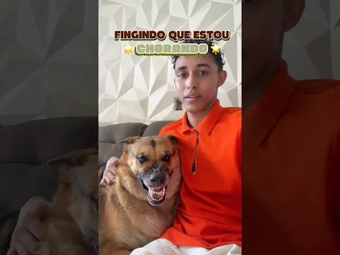 Fingindo que estou chorando pra ver a reação de Safhira