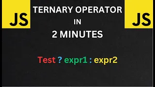 JS Ternary Operator in 2 Minutes