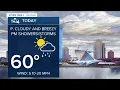 Milwaukee weather Monday Partly cloudy and breezy with showers and storms likely later