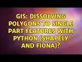 GIS Dissolving polygons to single part features with Python shapely and fiona