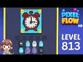 Pixel Flow Level 813 Solution Walkthrough
