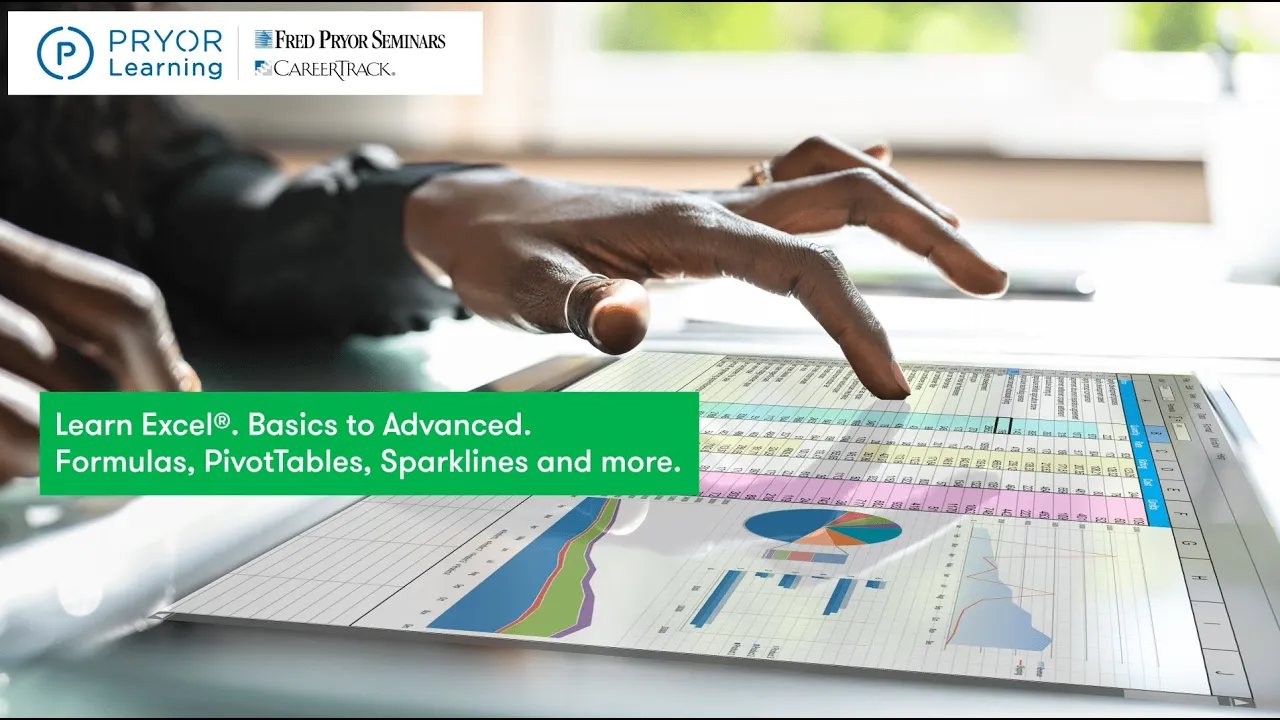 Pryor Learning — Pryor Learning - Award-Winning Excel Training (YouTube video ad)