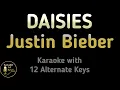 Download Lagu Justin Bieber - DAISIES Karaoke Instrumental Lower Higher Female \u0026 Original Key