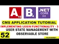 Implementing Login Functionality - Track User s Logged In State with Observable Store ANGULAR 10