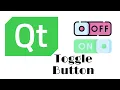Toggle button on Qt creator