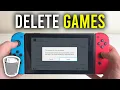 How To Delete Games Apps From Nintendo Switch - Full Guide