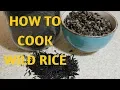 WILD RICE HOW TO COOK Alkaline Electric Dr Sebi Approved