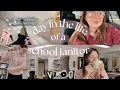 Day in the life of a school custodian VLOG